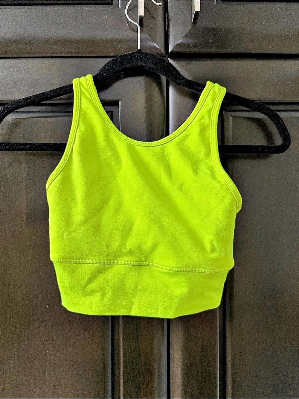 Strut-This Sports Bra in lime green Like New